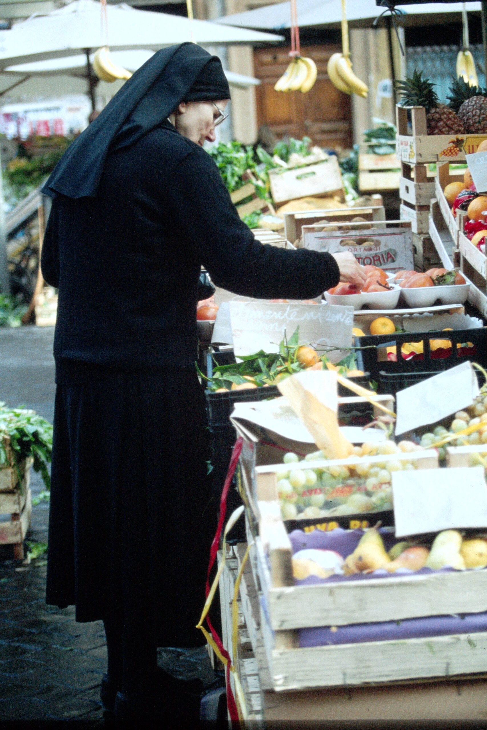 Nun at Market
