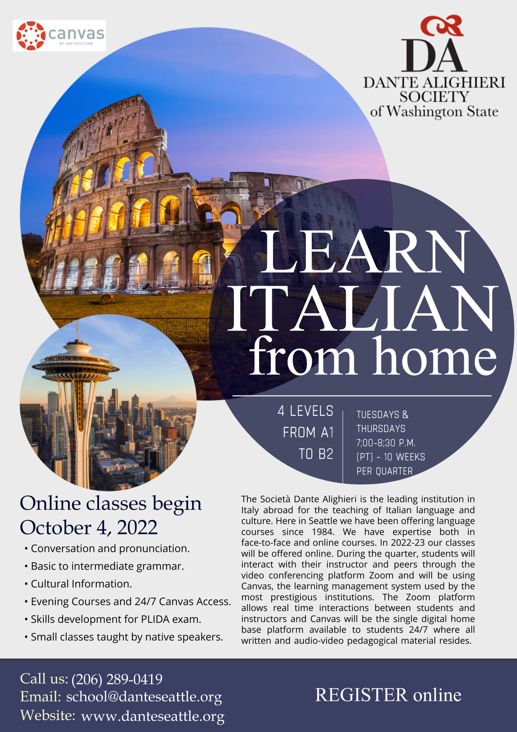 Learn Italian from Home