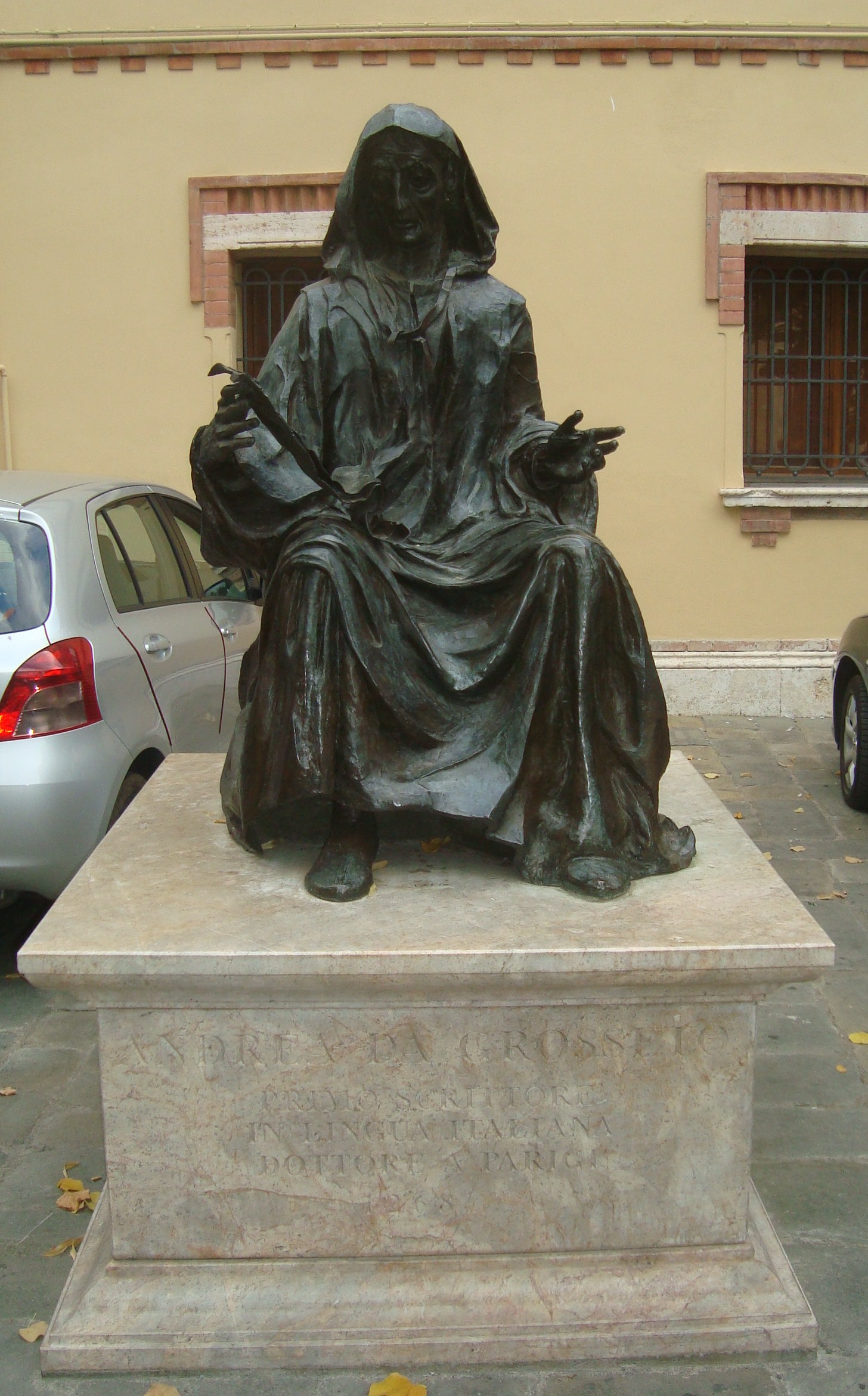 Monument to Andrea da Grosseto by Arnaldo Mazzanti